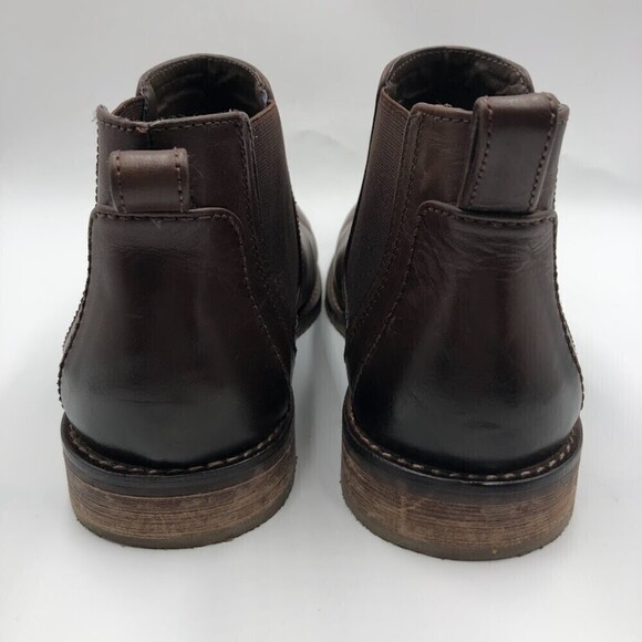 Nunn Bush Men\'s Brown Leather Ankle Boots Size 8.5 Memory Foam Dual Comfort main image 5